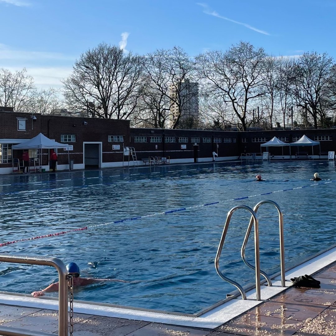 Cold water swimming in style! - Orwell + Austen