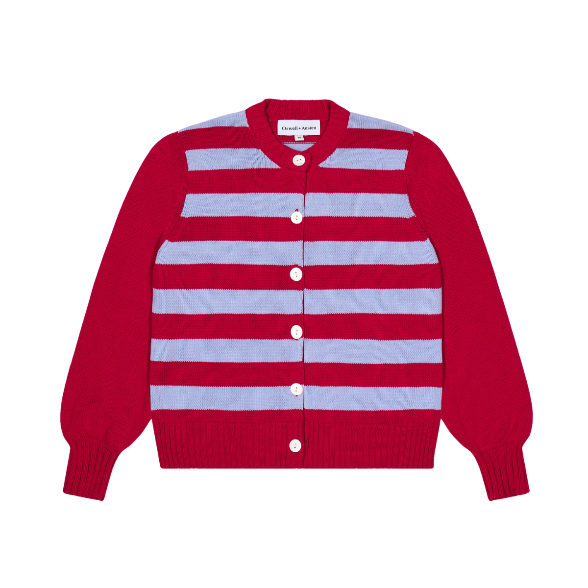 Stripe Chunky Cotton Cardigan - PRE ORDER