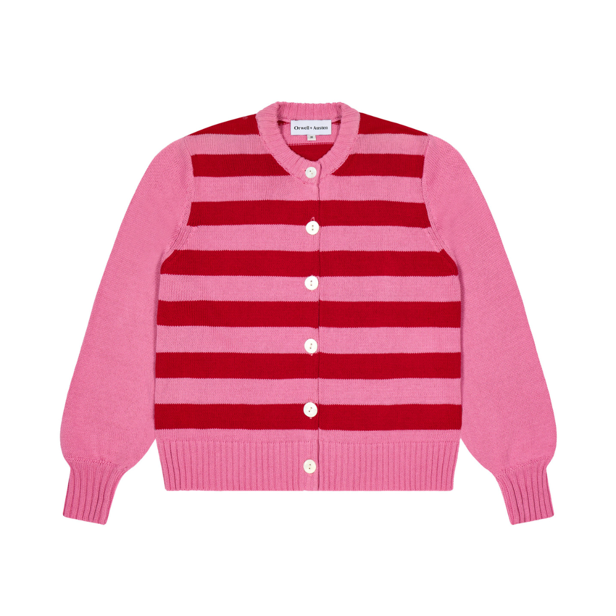 Stripe Chunky Cotton Cardigan - PRE ORDER