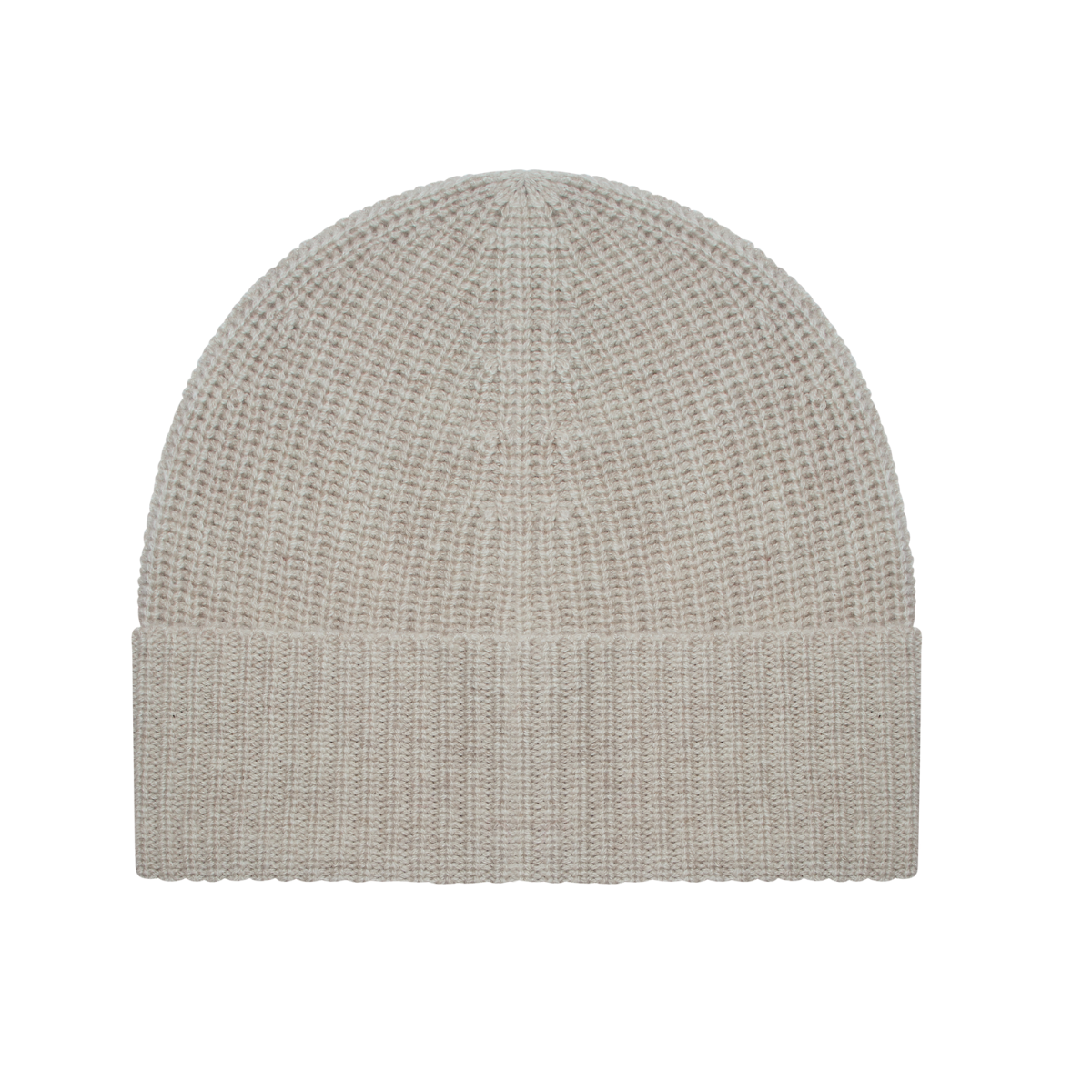 Ribbed Cashmere Blend Beanie