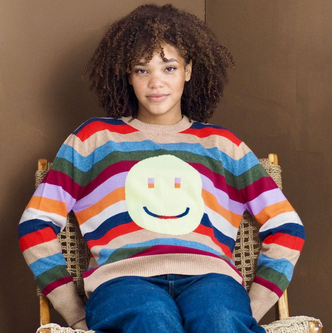 Rainbow Smile Sweater - PRE ORDER