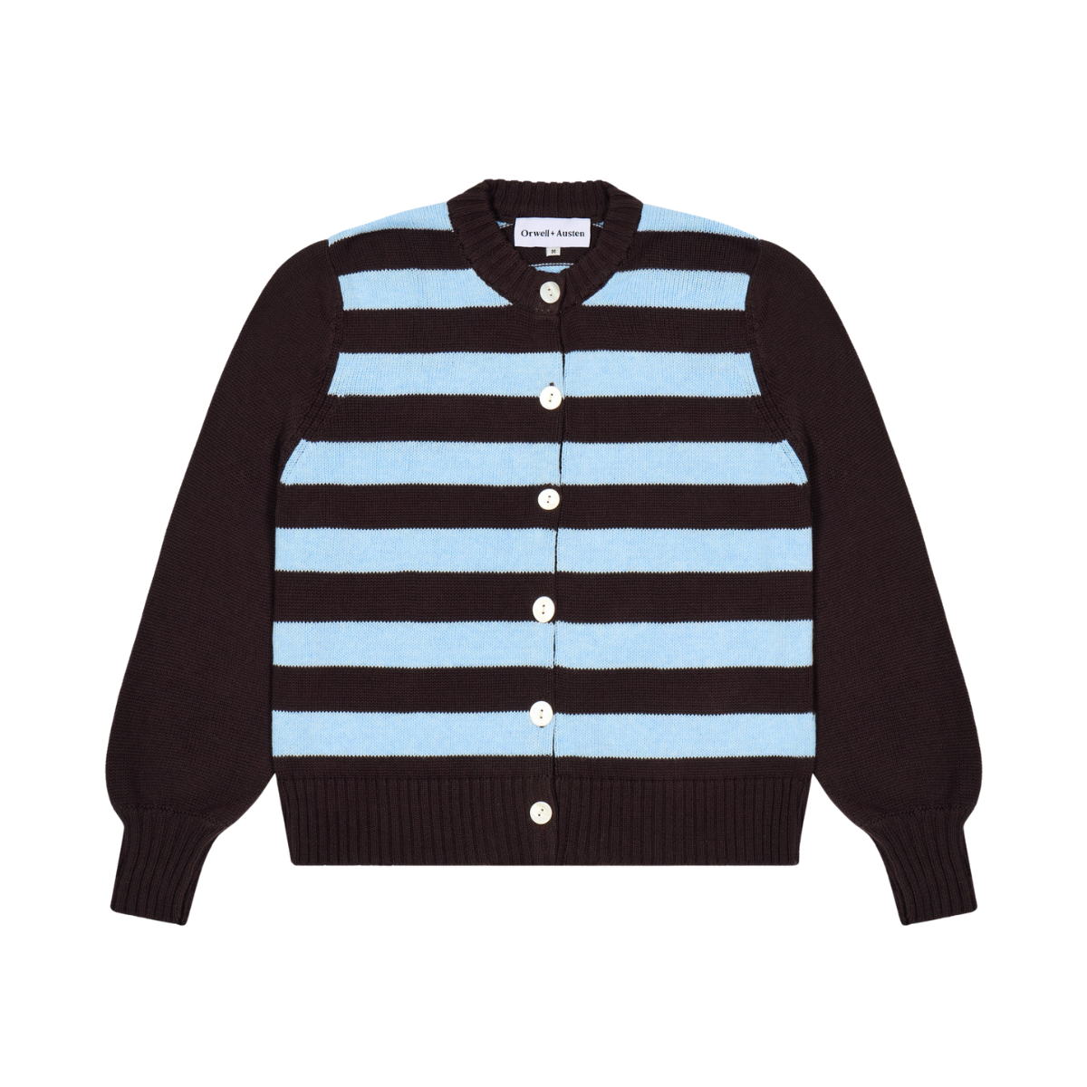 Stripe Chunky Cotton Cardigan - PRE ORDER