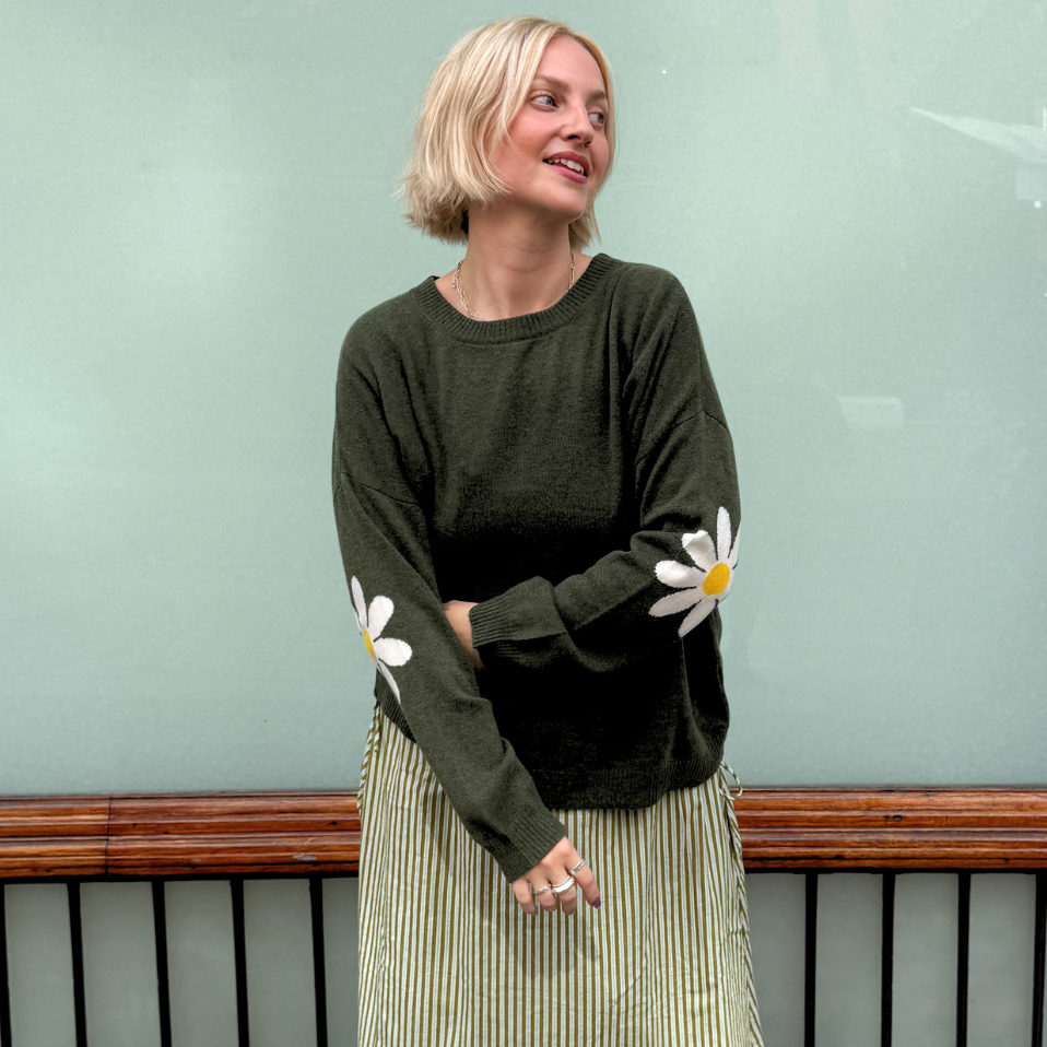 Daisy Cashmere Blend Sweater