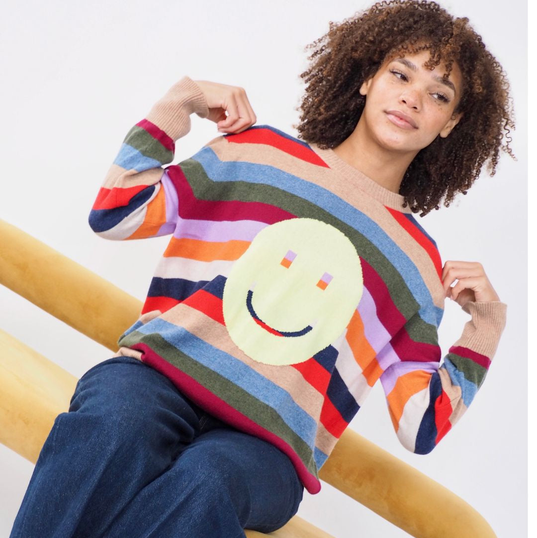 Rainbow Smile Sweater - PRE ORDER