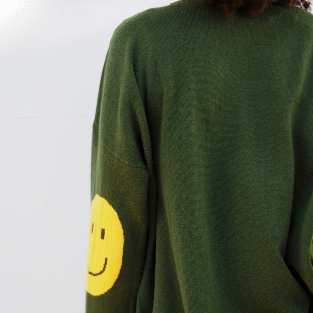 Smile Patch Cashmere Blend Sweater - PRE ORDER