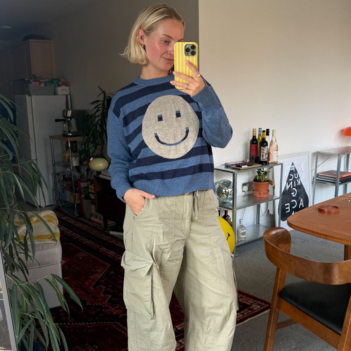 Stripe Smile Sweater