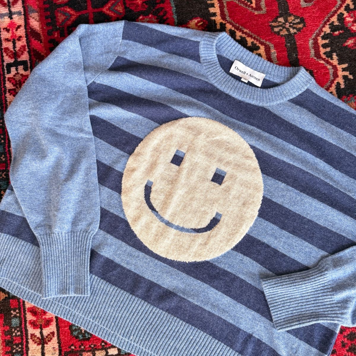 Stripe Smile Sweater