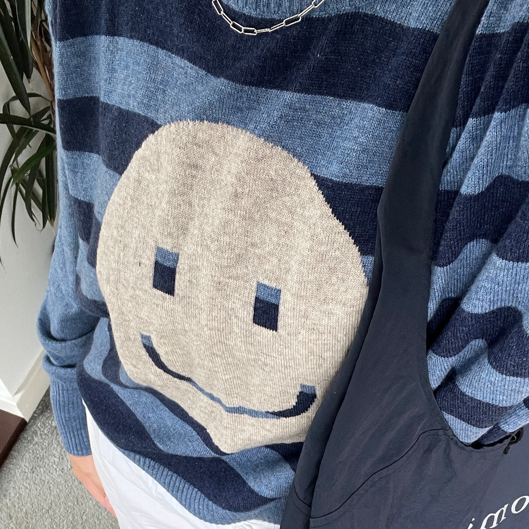 Stripe Smile Sweater