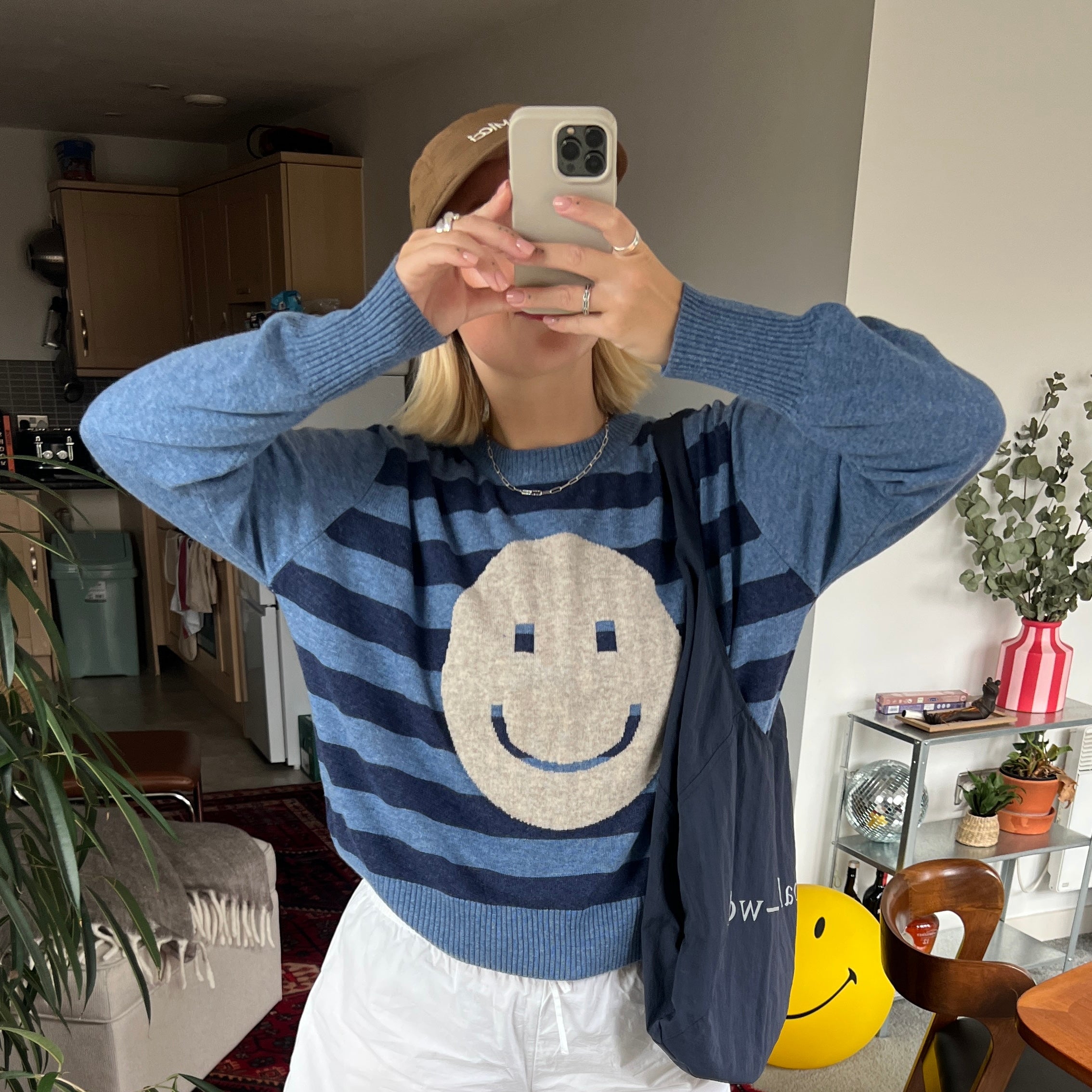 Stripe Smile Sweater