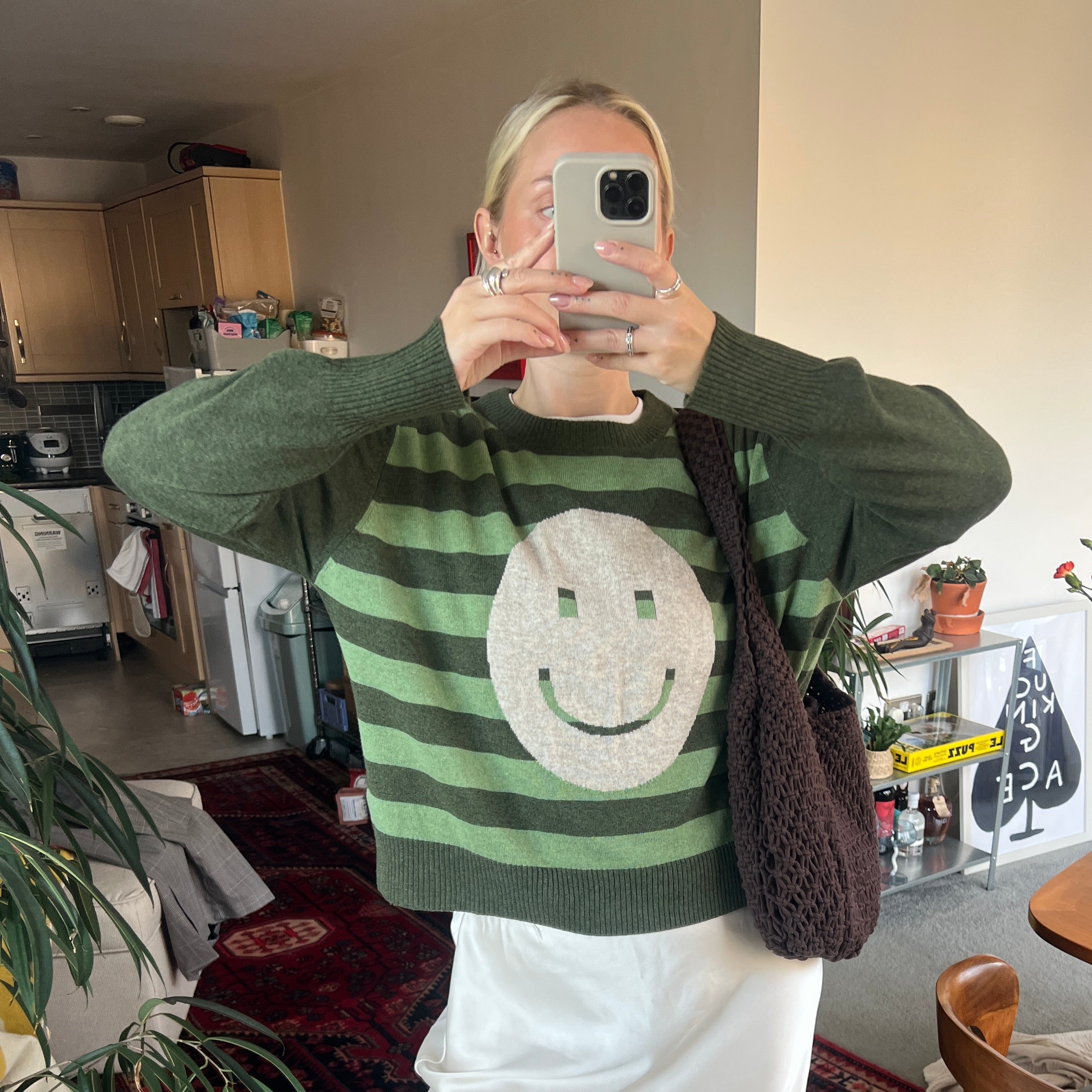 Stripe Smile Sweater