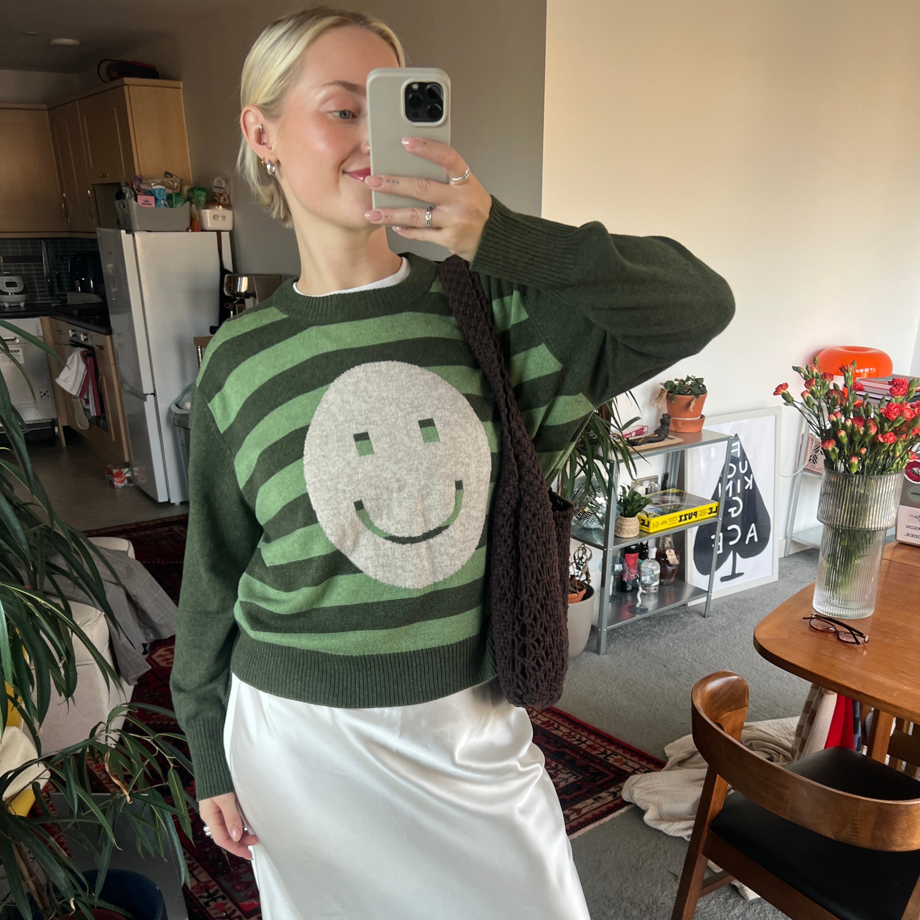 Stripe Smile Sweater