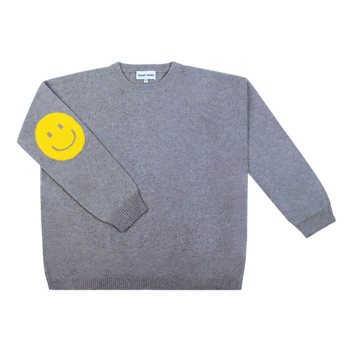 Smile Patch Cashmere Blend Sweater