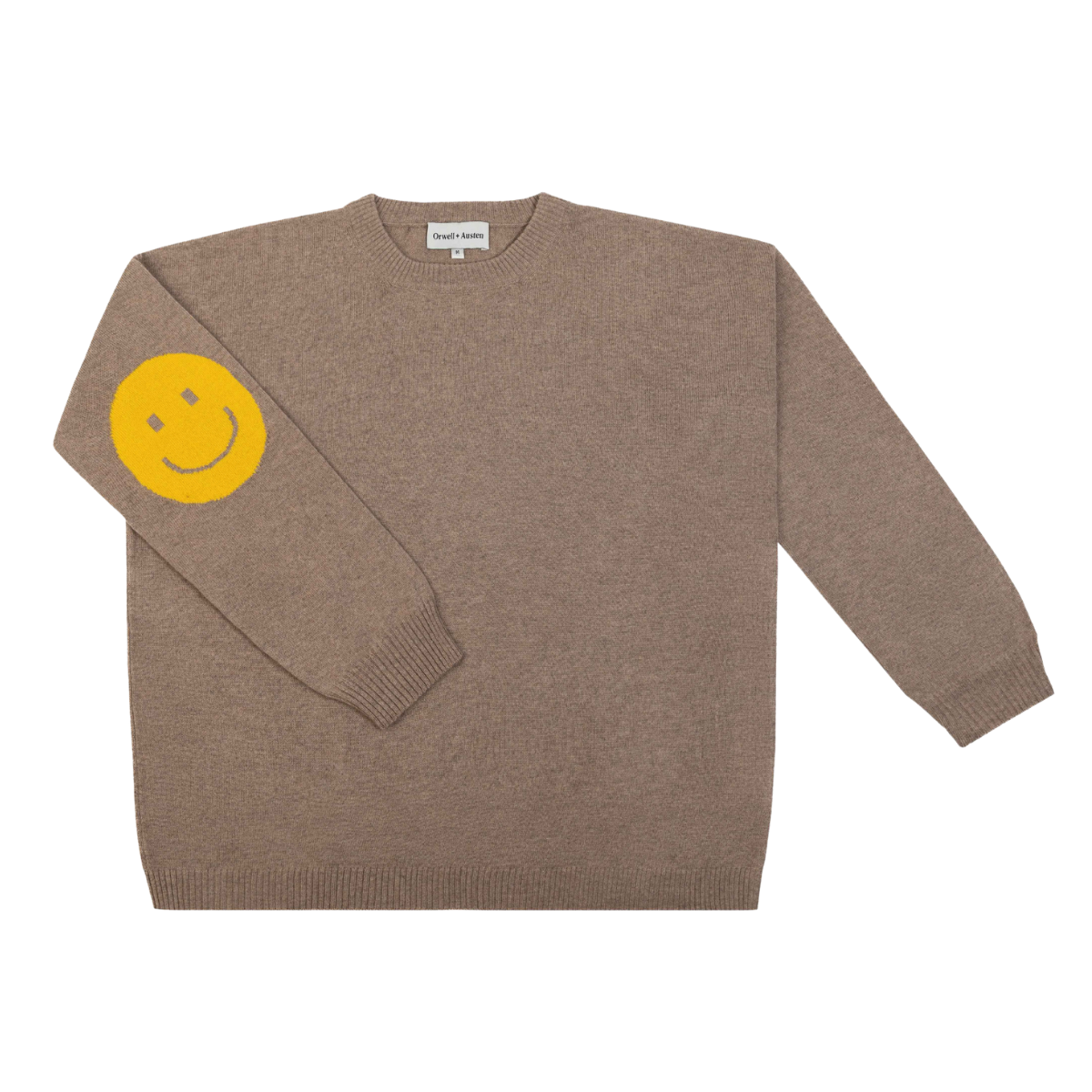 Smile Patch Cashmere Blend Sweater - PRE ORDER