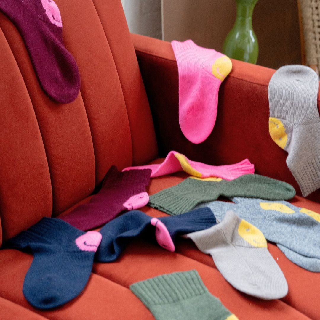 Smile Cashmere Blend Socks - PRE ORDER