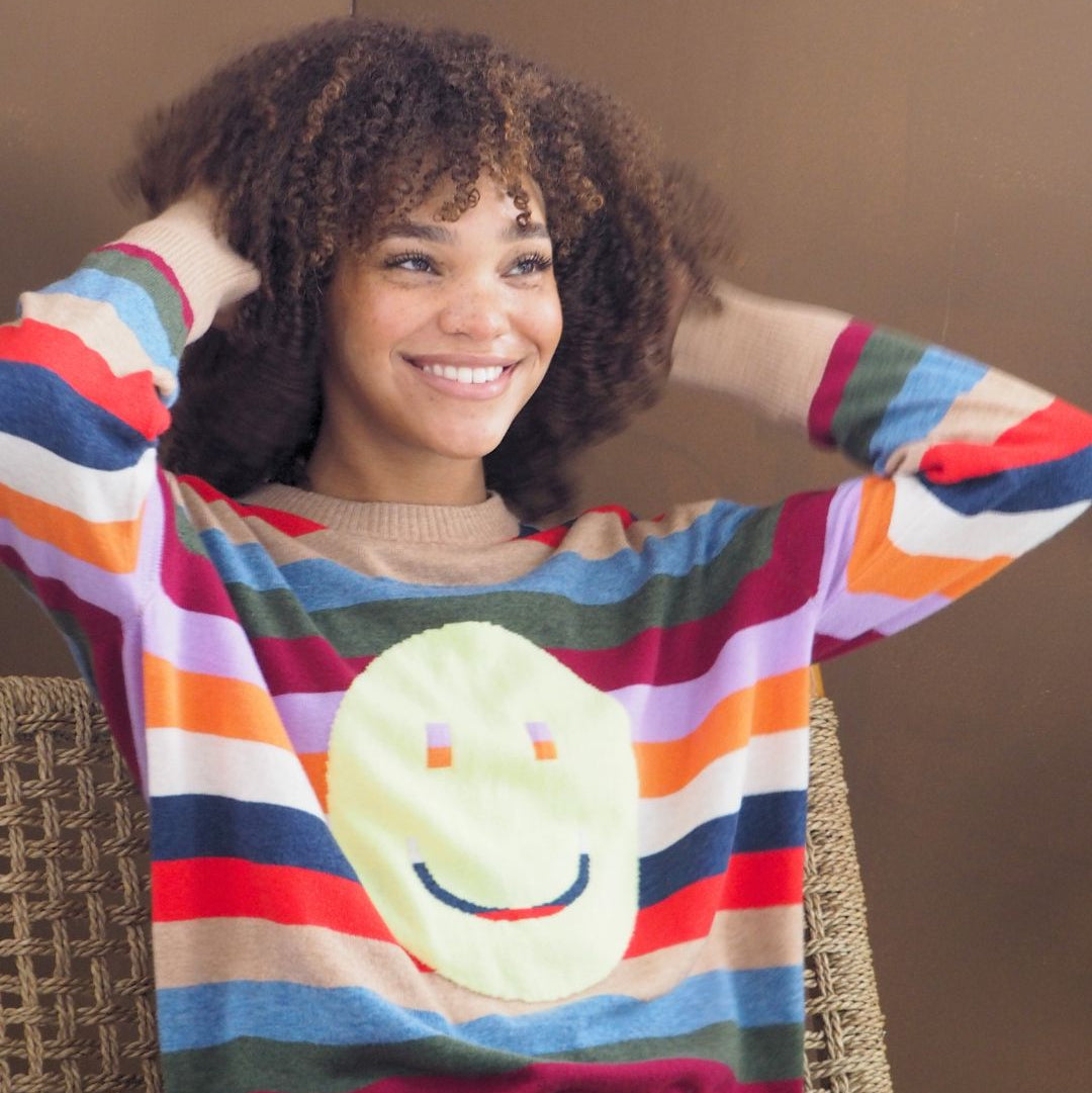 Rainbow Smile Sweater - PRE ORDER