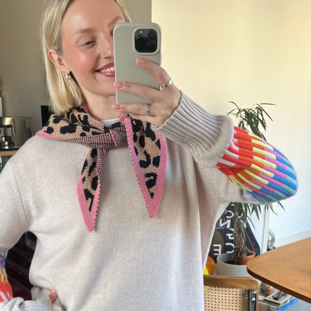 Rainbow Dash Cashmere Blend Sweater - PRE ORDER