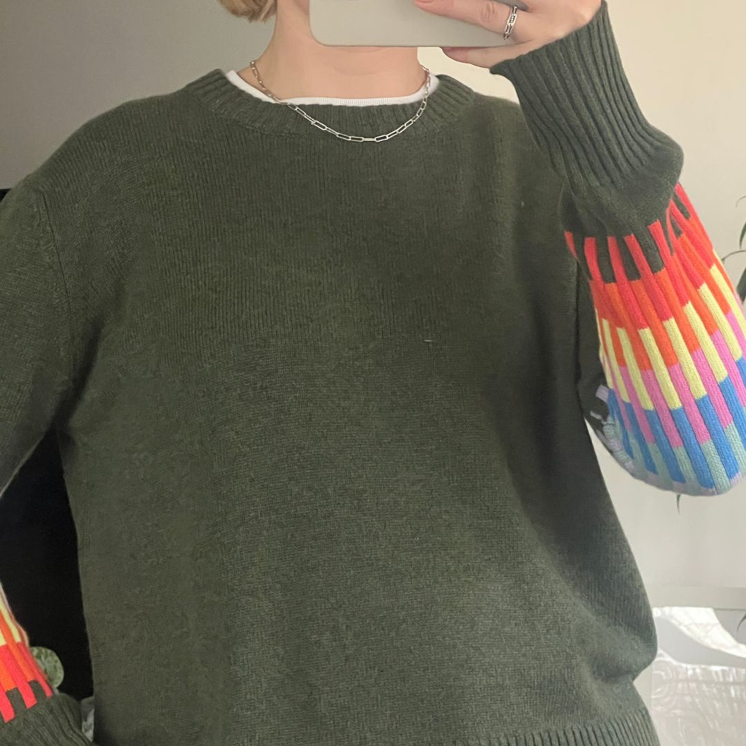 Rainbow Dash Cashmere Blend Sweater - PRE ORDER