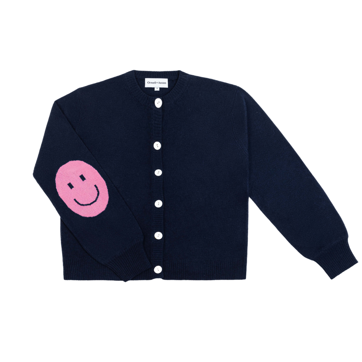 Smile Patch Cardigan - PRE ORDER