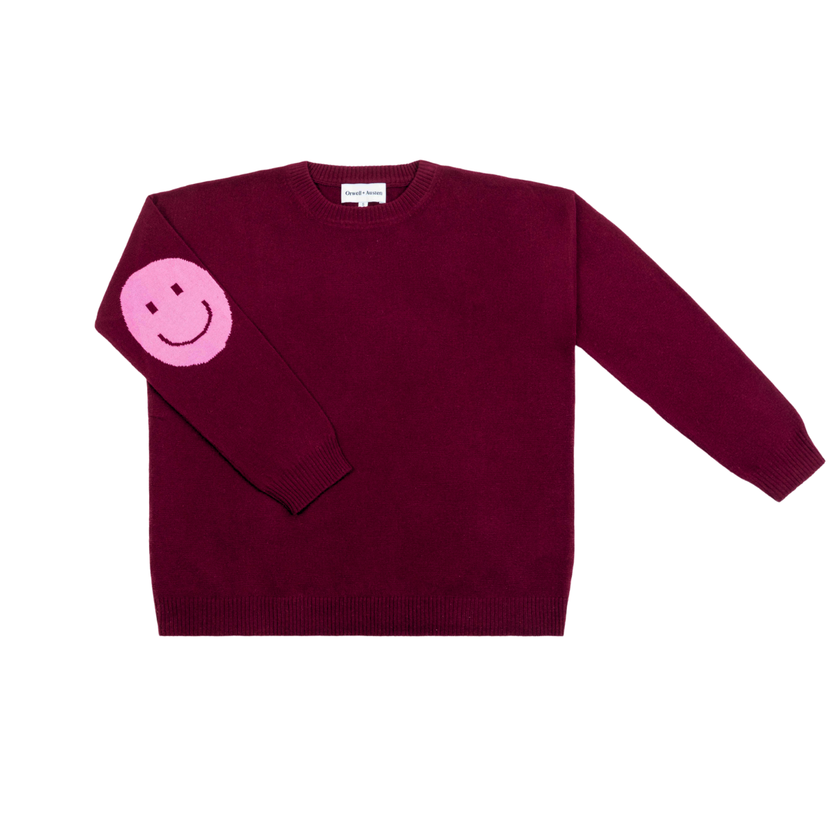 Smile Patch Cashmere Blend Sweater - PRE ORDER