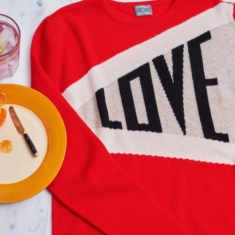 Love Cashmere Blend Sweater - Orwell + Austen