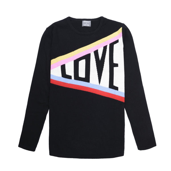 Love Rainbow Cashmere Blend Sweater - Orwell + Austen