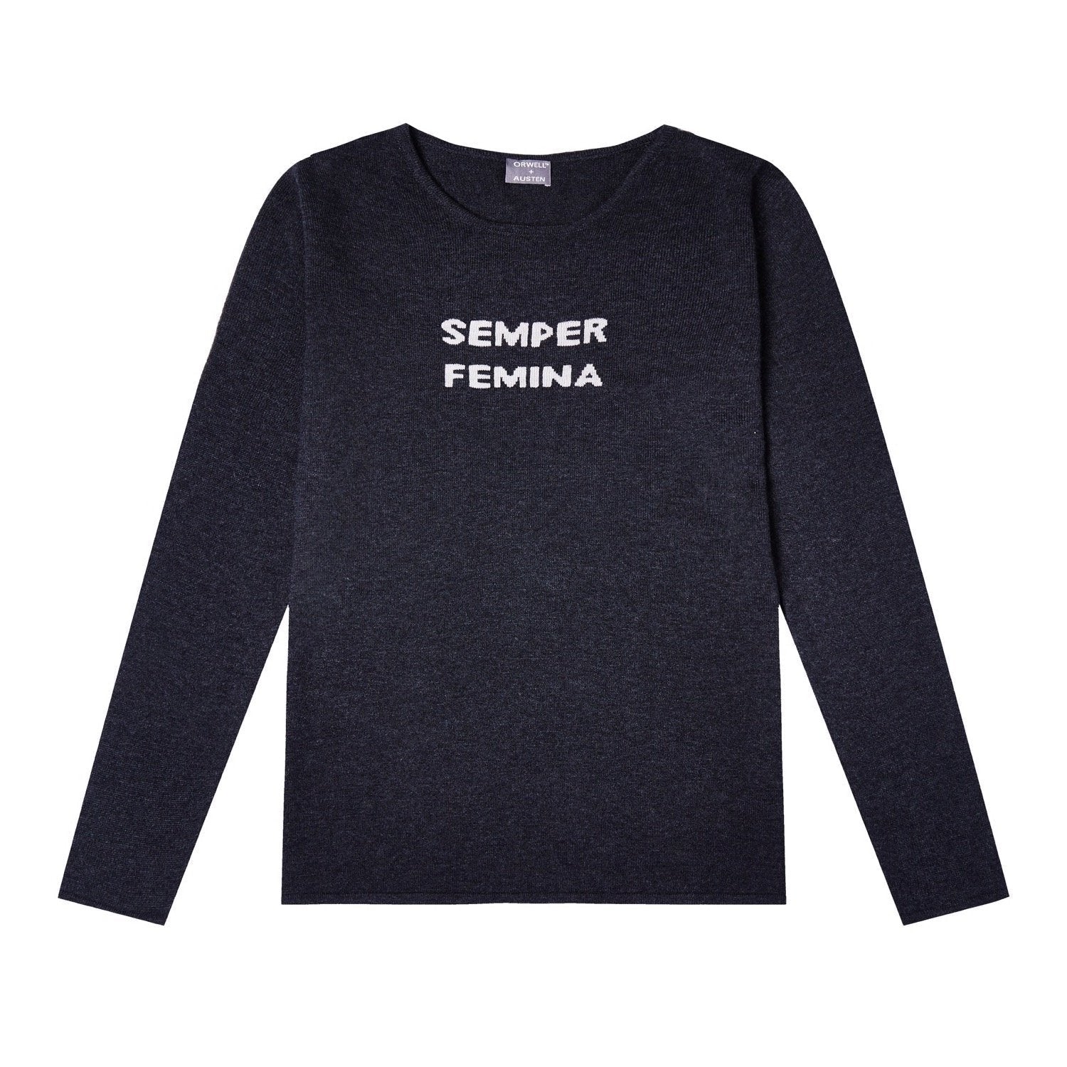 Semper Femina Cashmere Blend Sweater - Orwell + Austen